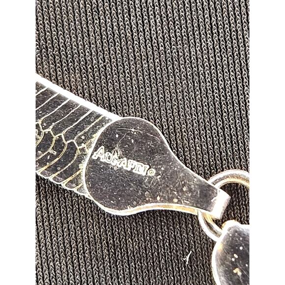 Vintage Sterling Silver .925 Italy Herringbone Chain Necklace – Unisex, 18”/20” - Picture 12 of 16